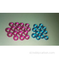 Warna Kustom Anodized M3 Aluminium Countersunk Washer